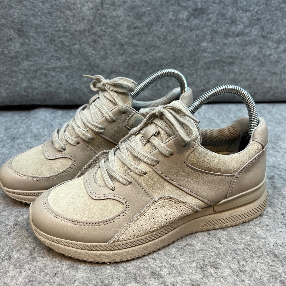 Everlane Casual Beige Suede Leather Sneakers Everyday Classic Shoes Womens 8‎
